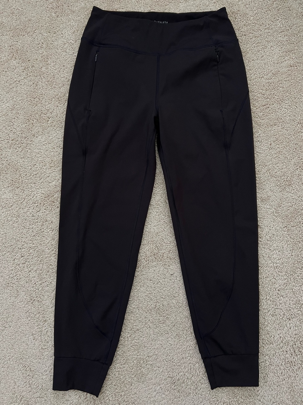 Athleta Rainier Jogger Small Black Gorpcore Hiking Activewear Womens